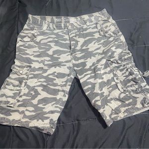 Camouflage Cargo Shorts